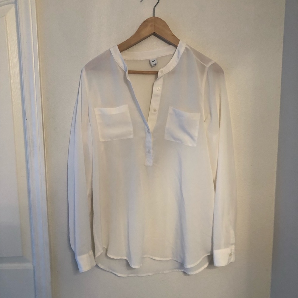 White old navy blouse